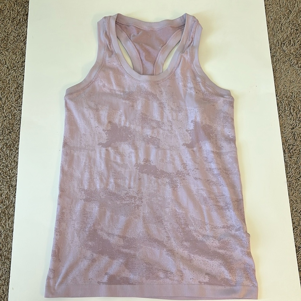 pink camo athleta tank top